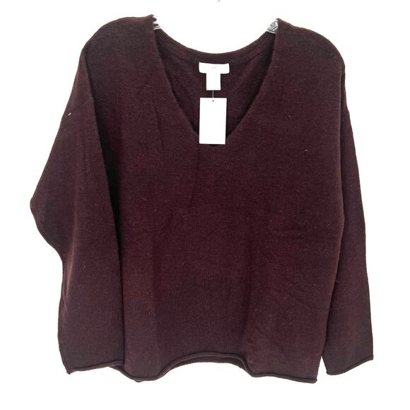 H&M women’s oversized V neck sweater - Picture 1 of 8